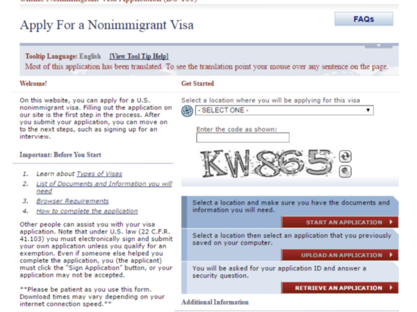 USA VISA FILING SERVICES