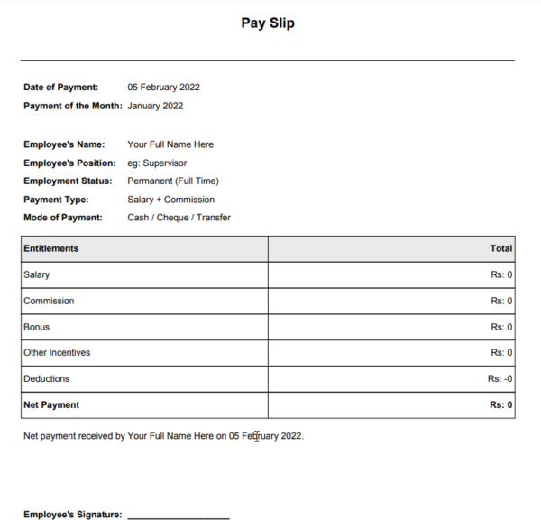 VISA Salary Slip SERVICES - Image 2