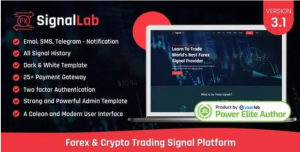 SignalLab - Forex And Crypto Trading Signal Platform